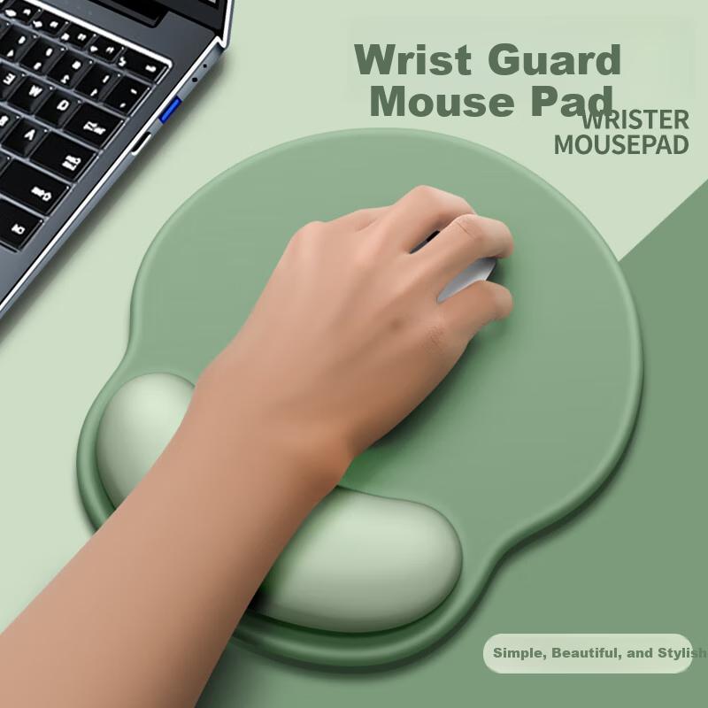 Ergonomic Wrist Rest Silicone Mouse Pad Dopamine Computer Hand And Wrist Protector Thickened [Duo Rousuo Li - Rose Pink] Wrist Rest Pad