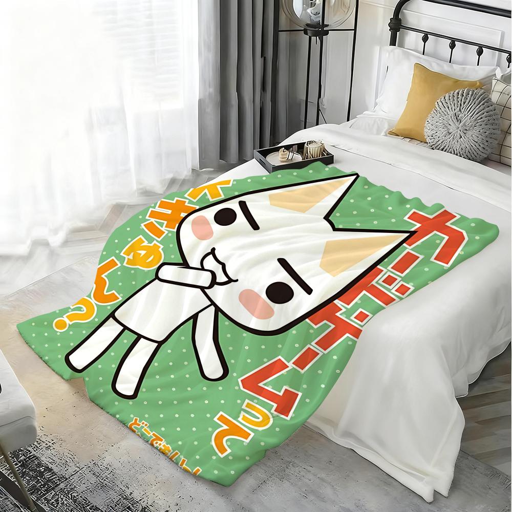 Character I-Inoue Toro Throw Lightweight 240g Flannel Blanket Soft Skin-friendly for Summer Cooling