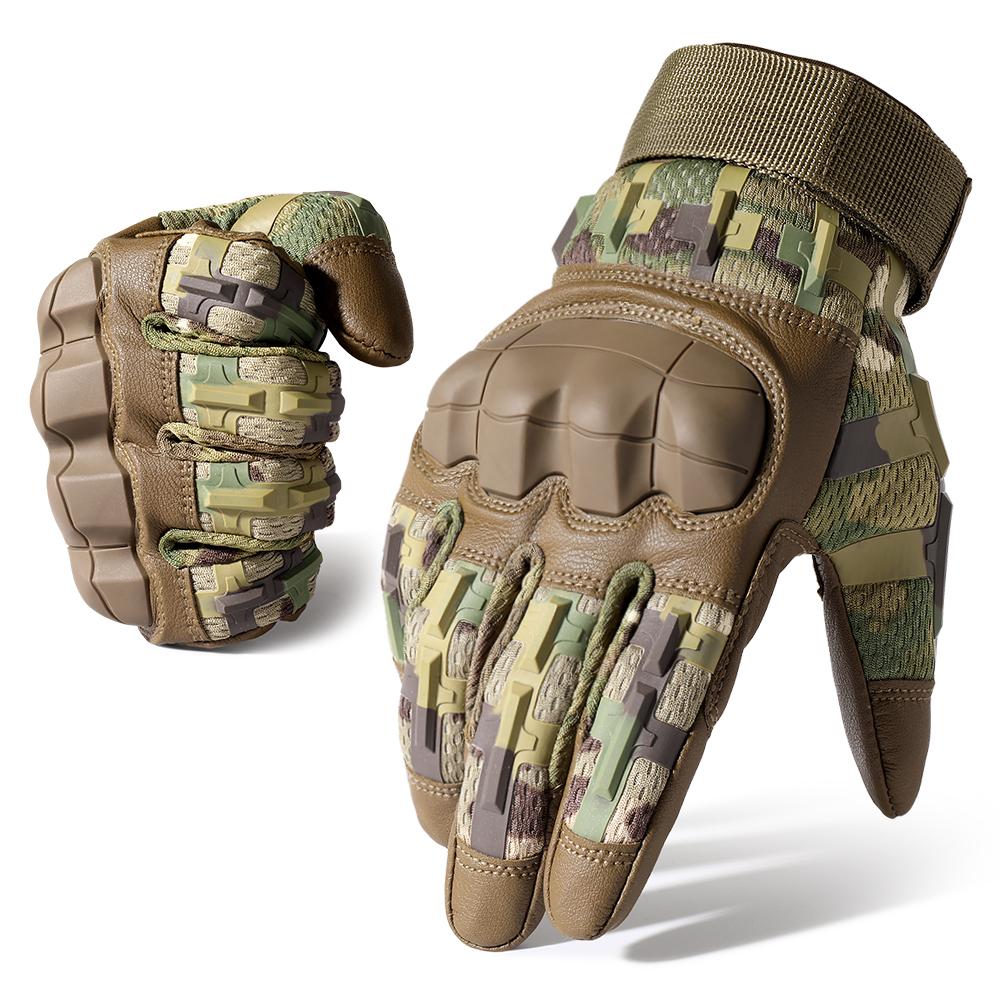 Outdoor Tactical Gloves Touch Screen Hard Shell Non-slip Protective Gear for Sports Hiking Climbing Hunting Cycling Motorcycle 6