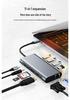 Док-станция для ноутбука Type C на HDMI с VGA, Gigabit Ethernet, USB 3.0 и кардридером SD/TF