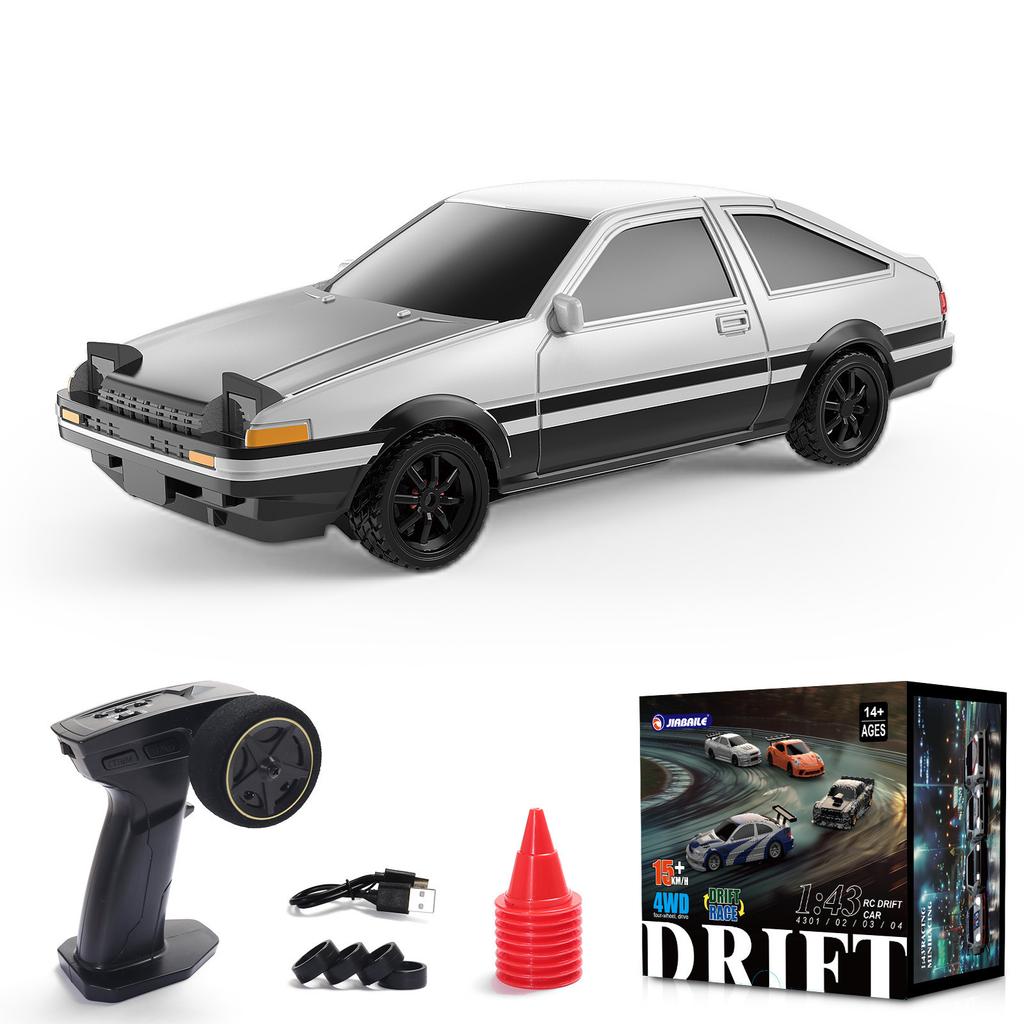 Масштаб 1/43 4WD Мини RC Дрифт-машина RTR с Полностью Пропорциональным Рулевым Управлением Газом Автомобиль с Дистанционным Управлением 2,4 ГГц Игрушки забавные Подарки крутые игрушки для детей