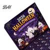 Durable Resin Holiday Ornaments Halloween Advent Calendar 2026, 24 Day Ghost Countdown with Cute Collectible Figures, Gifts for Kids Boys Girls, Party