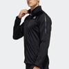 Adidas 3-Stripe Knit Jacket Tennis Sports Stand Collar Outerwear Men Outerwear Black FS3771