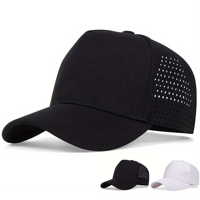 Unisex Solid Color Breathable Baseball Caps Spring Summer Outdoor Adjustable Casual Sun Hat