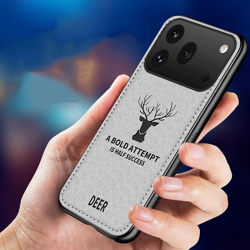 Чехол для Honor X9C X9D X7D X7C Роскошный Бренд Текстура Ткани Оленья Ткань Джинсы Лосиный Покрытие для Honor 600 600 Pro Корпус Телефона
