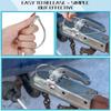 Umigy 10 Pcs Trailer Coupler Pin With Steel Quick Release Ring, 2-3/4" X 1/4" (L X W) Shaft Locking Coupler Pin For Farm Trailers Wagons Towing,