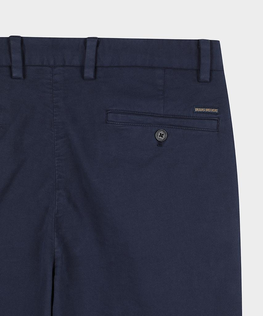 Брюки чинос BROOKS BROTHERS из ломаной твиловой ткани (военно-морской флот) (Bbpcmm0627Qef)