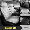 Автомобильные чехлы на сиденья с индивидуальной посадкой Для BYD Sealion 6 EV 2025 Прочные из искусственной кожи Полный комплект Защитные аксессуары для отделки салона