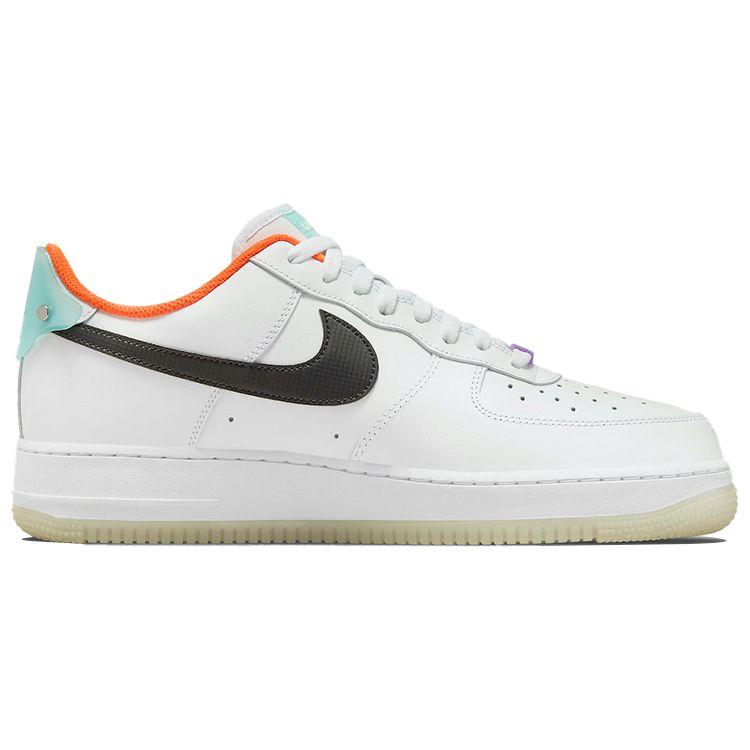 Nike Мужские кроссовки Air Force 1 07 LE Have A Good Game белые, черные, Team-Orange DO2333-101