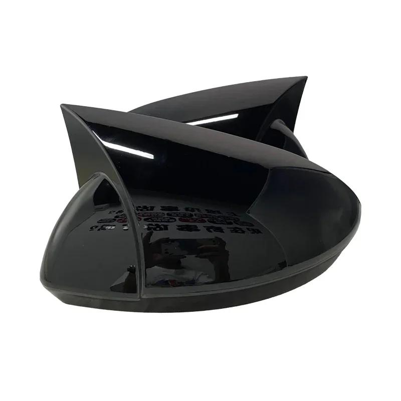 Глянцевая черная/углеродное волокно крышка зеркала заднего вида для Renault Megane 4 MK4 2016-2020 Bat крышка зеркала заднего вида