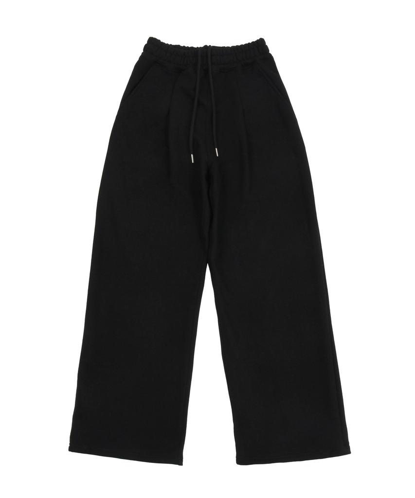 GRAVER [Unisex] Training Pintuck Wide Pants_Black