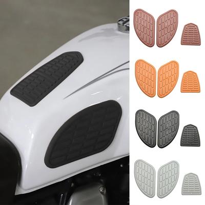 Универсальный мотоцикл Cafe Racer накладка на топливный бак боковая наклейка на бензобак защита колена винтажные боковые панели для Honda Yamaha