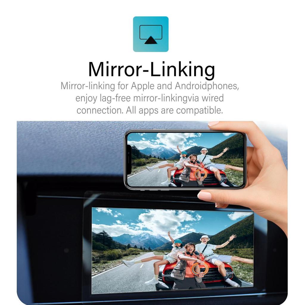 Sinairyu Беспроводной CarPlay Android Auto совместим с Mercedez Benz CE Class NTG 4.0 2008-2014 GPS Mirror-Link