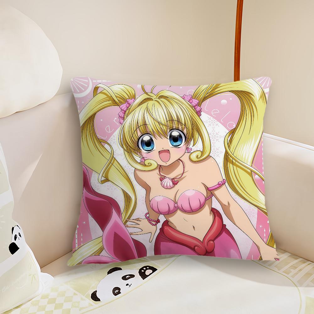 Anime pPichi pPichi cushion cover Pillow Case Plush Fabric Soft Double Sided Print Sofa Cushion Cover Throw Pillow Covers