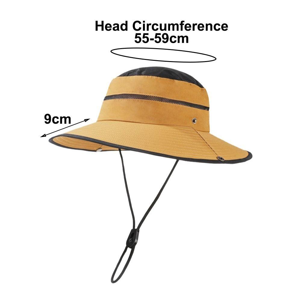 Sun Protection Fisherman Hats Anti-UV Foldable Cap Portable Bucket Hat Camping Hiking