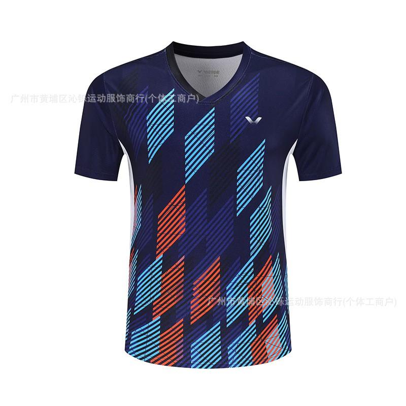 Unisex Badminton Sport T-Shirt Set Quick-Dry Breathable Short Sleeve Men Women Kids Athletic Wear