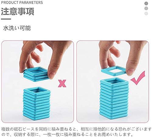 AOMIKS 124 шт. Магнитный магнитный образовательный корпус начальная школа ребенок Рождество японский инструкция макарон цветные игрушки, блоки, игрушки, блоки,