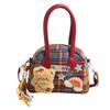Change Bag 2025 New Retro Cute Messenger Bag Plaid Earphones Handbag Commuter Shoulder Bag