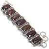 Dinosaur Bone Gemstone Handmade Ethnic 925 Silver Bracelet 7-8" JCB353-37