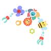 Baby Crib Activity Toy Multiple Color Mobile Arch Swinging Toy for Boys Girls Newborn Bed and