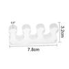 2 Pieces Toe Separators Hallux Valgus Silicone Toe Separators, Correction for All Toes, Soft Bandage, Toe Separators