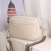 Wide Shoulder Strap Small Square Bag for Women In Summer Fashion Trendy Pu Shoulder Bag Lychee Pattern Crossbody Bag for Women