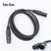 1м 2м 5м Микрофонный кабель XLR 3-контактный XLR папа-мама Микрофонный аудио удлинительный кабель Балансные патч-корды для микшерных пультов Pro