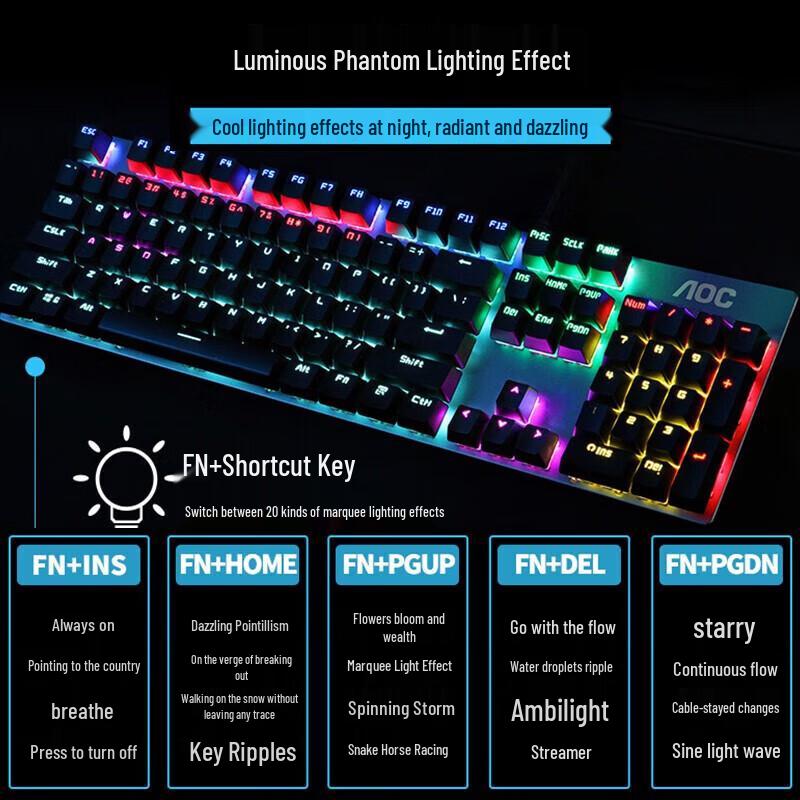 AOC GK410 Gaming Mechanical Keyboard