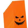 10 Pieces Halloween Favor Bags,Halloween Candy Bags,Flat Bags,Creative,Halloween Treat Bags for
