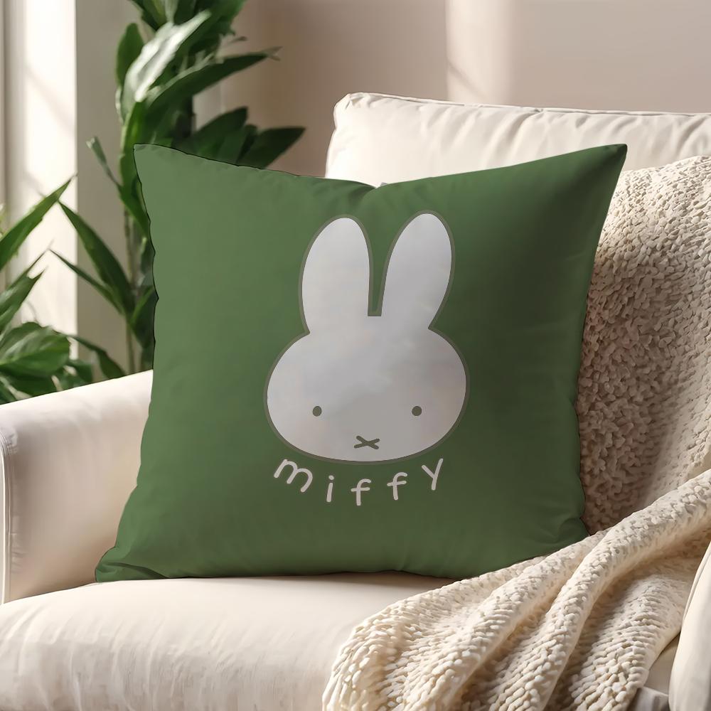 MMiffy Kawaii cushion cover For Pillow Printing Sofa Decoration Home Car Room Coffee Shop Office Nordic Simplicity