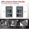 FAERSI 2Pcs Interior Door Handle Front Rear Driver & Passenger Side Fits For 1989-1995 4Runner 1988-1993 Toyota Corolla 1989-1995 Pickup 1995-2000