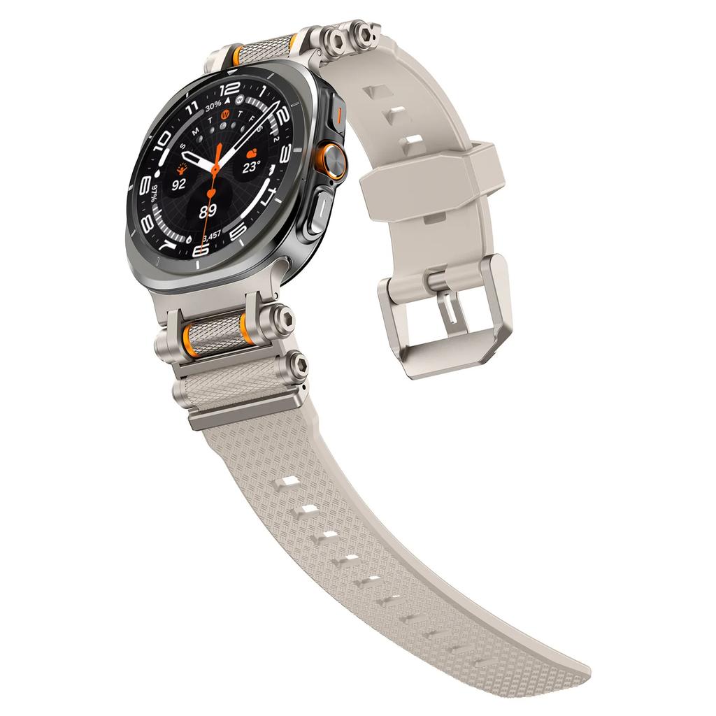 Резиновый спортивный ремешок для Samsung Galaxy Watch 7 Ultra 47 мм Силиконовый браслет для Galaxy Watch Ultra 47 мм Запасные аксессуары