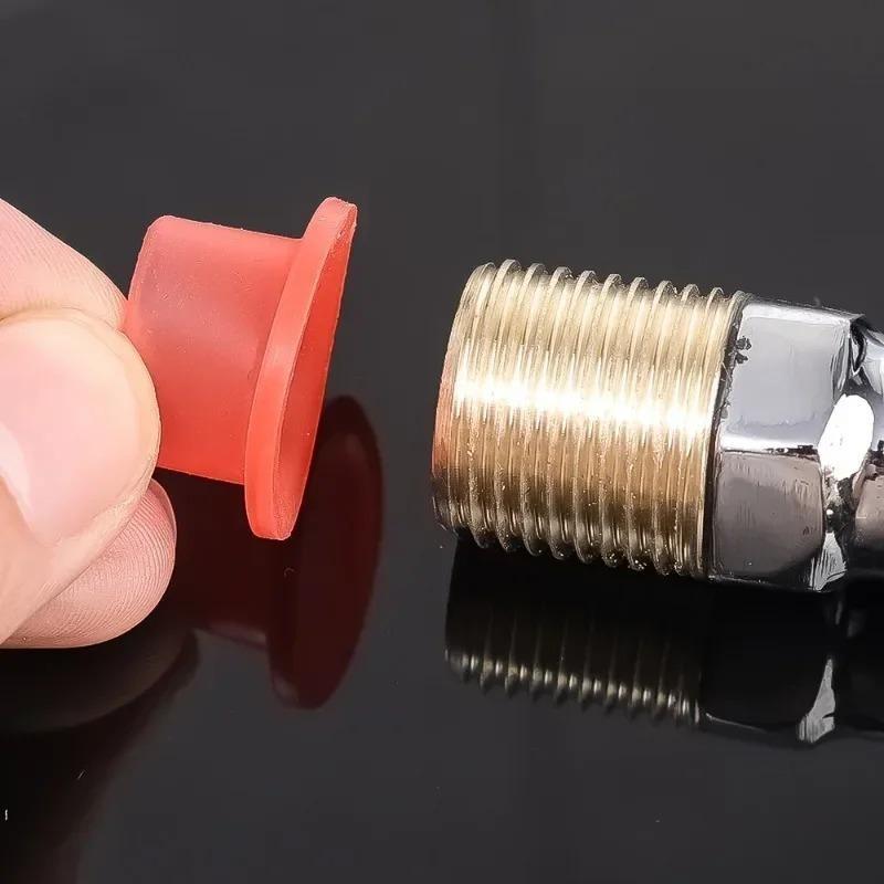 400Pcs Silicone Faucet Leak-proof Sealing Gasket Pipe Triangle Valve Washer Tap Hose Prevent Dripping Leakage Plug Teflon Ta