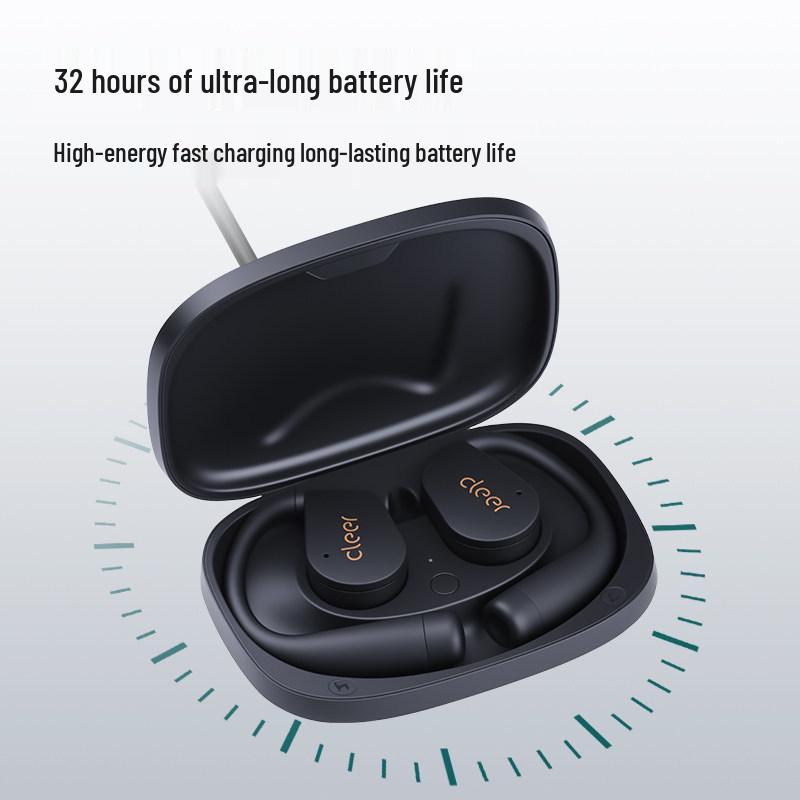 Bluetooth-наушники Cleer Air 2: Внутриканальные, Спортивные, С заушными креплениями, Длительное время работы от аккумулятора