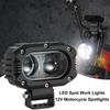 Fog Lights For Motorcycle Adjustable Waterproof LED Auxiliary Lights High-Intensity Motorcycle Auxiliary Lights For Night Riding