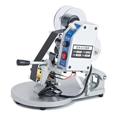 Ручной принтер для горячего тиснения фольгой 220 В, термоленточный принтер для печати кода даты