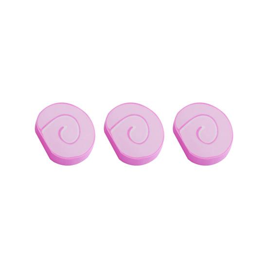 3Pcs Student Erasers Realistic Dessert Shape No Damage Paper Erasers with Independent Box Design Kids School