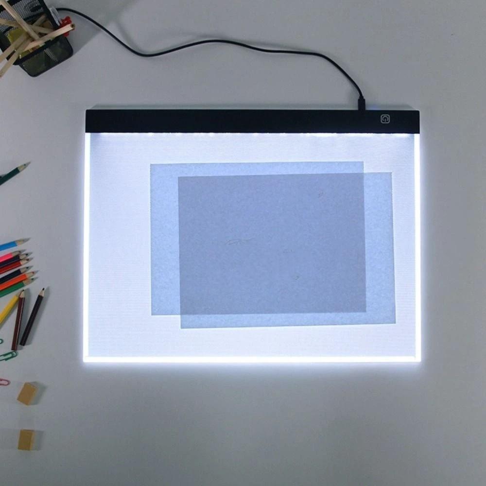 A4 LED Drawing Board 3 Level Animation Drawing Pad Practical Drawing Light Pad Drawing Tracing