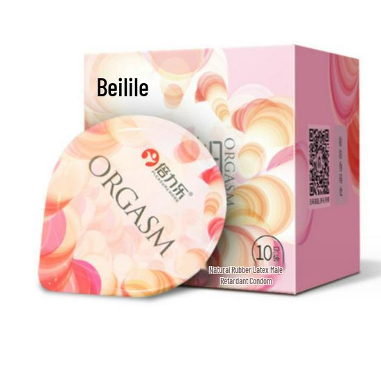 Bailile Prickly Silky Ribbed Condoms - Light & Thin 3D Texture for Adults