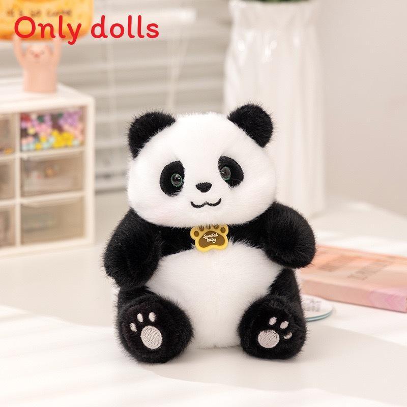 Cute Kittens Rabbits Raccoons And Panda Plush Dolls With Design Embroidery