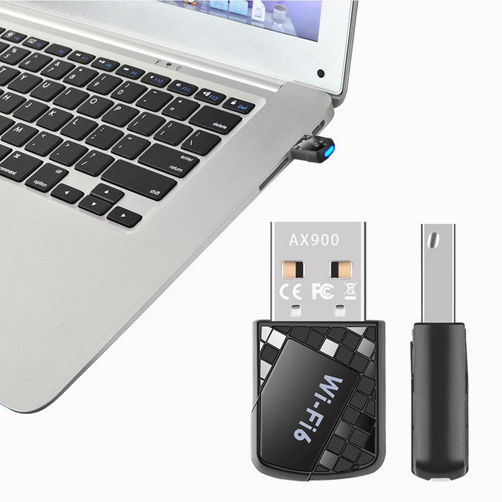 Мини USB WiFi Адаптер 900 Мбит/с Беспроводная Сетевая Карта 2.4 ГГц и 5 ГГц Двухдиапазонный WiFi Донгл USB Ethernet WiFi Адаптер для ПК Ноутбука