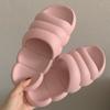 Fashion Comwarm Soft Cloud Slippers Women Summer Outdoor Couple Trendy  Slippers Home Bathroom Non-slip Shoes Leisure Solid Flip-flops
