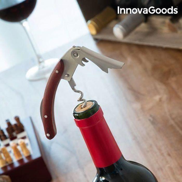 Ensemble d'Accessoires à Vin et Échecs InnovaGoods (37 Pièces)