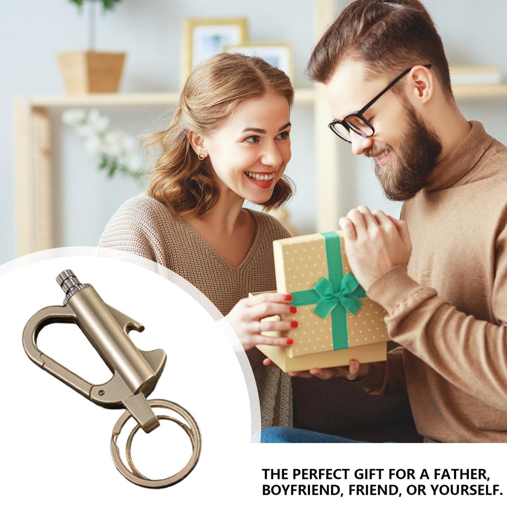 Многофункциональный брелок с 10 000 спичек, Персонализированная керосиновая зажигалка, Подвеска-открывашка для пива, Водонепроницаемая зажигалка