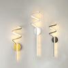 Modern Minimalist LED Wall Lamp Indoor Wall Sconce For Aisle Living Room Bedroom Bedside Lustres Backgroud Decor Light Fixtures