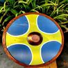 60.96 Cm Wooden Shield Viking Shield Cosplay Shield Wooden Painted Cross Shield Gift for Love