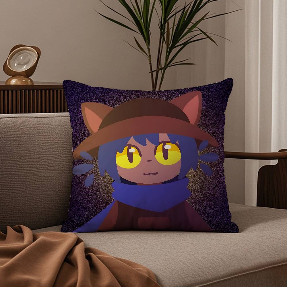 Игра Один Шот Н-Никос Аниме Наволочка Хороший Принт Наволочка Гостиная Диван Подушка Чехол Декор Комнаты Спальни