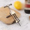 Corrosion-resistant Wine Bottle Opener Vintage Cork Puller Zinc Zinc Zinc Alloy Corkscrew  Dining Table