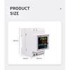 Din Rail AC Monitor 6IN1 110V 220V 380V 100A Voltage Current Power Factor Active KWH Electric Energy Frequency Meter VOLT AMP