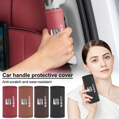 Новая кожаная ручка на крышу автомобиля, защитный коврик от царапин, аксессуары для Leon 5F Ibiza 5 6 MII Altea Toledo 3 Cordoba Alhambra MK3